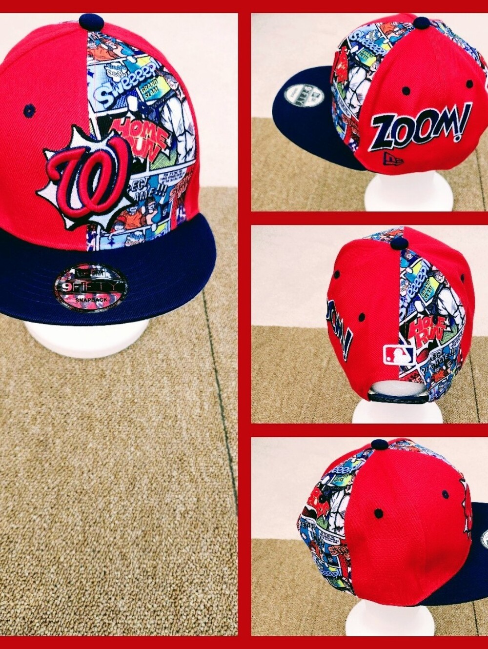 WASHINGTON NATIONALS MLB BASEBALL SNAPBACK HAT.